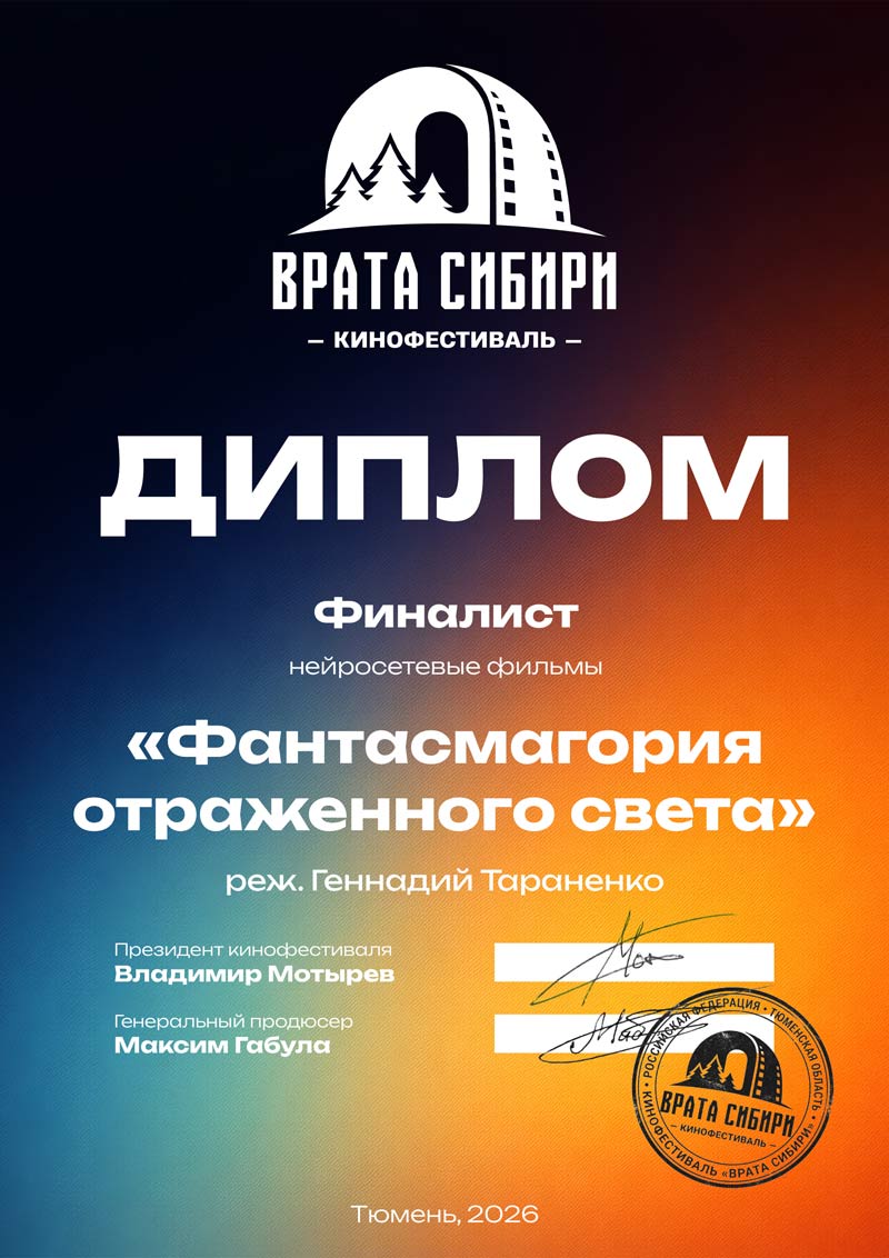 Фантасмагория отраженного света. Финалист кинофестиваля Врата Сибири. Кинофестиваль 2026 год